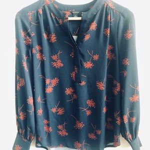 Ann Taylor Floral Blouse